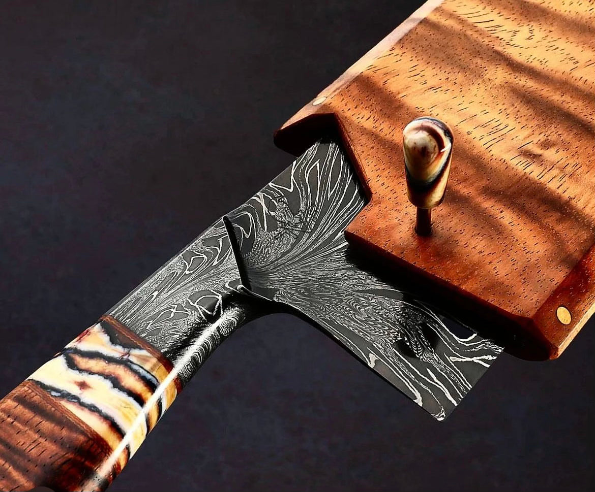 Integral Bolster Mosaic Damascus Knifemaking Workshop