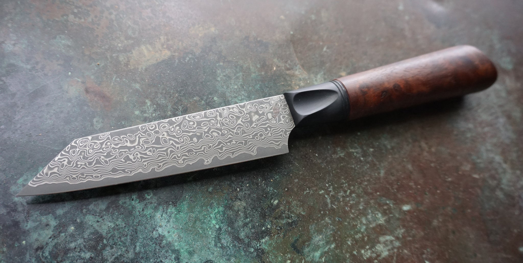 Damascus Kiritsuke Bar Knife