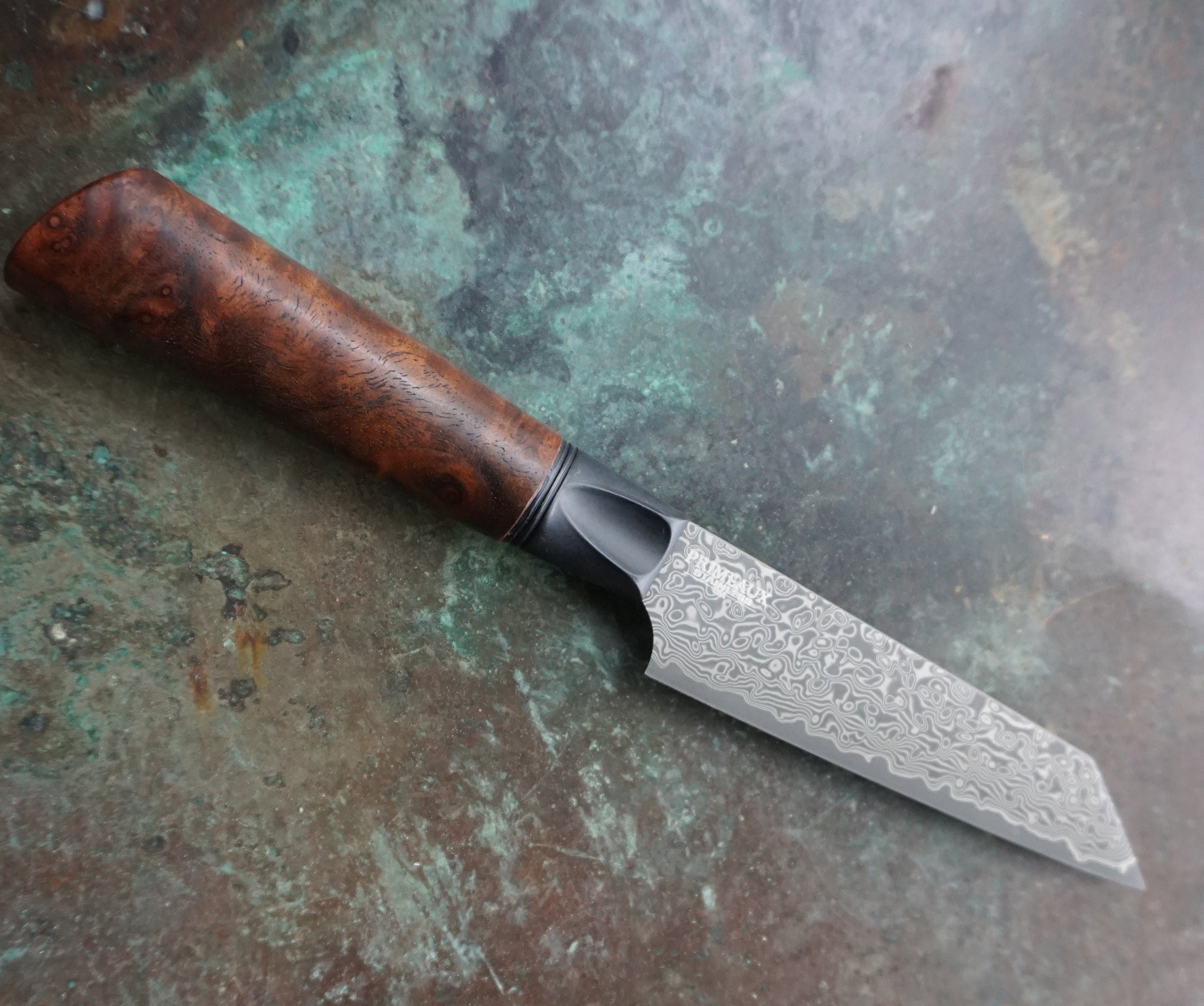 Damascus Kiritsuke Bar Knife