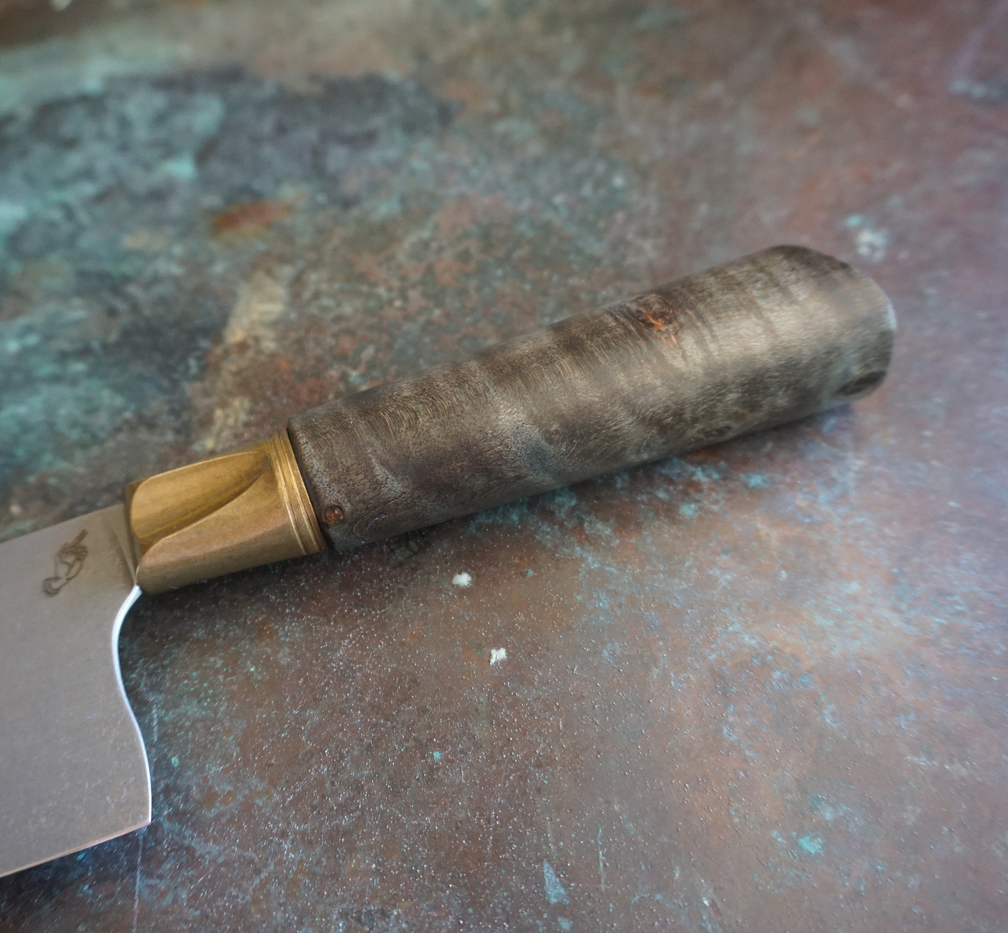 Black Maple Chef with Natural Bronze