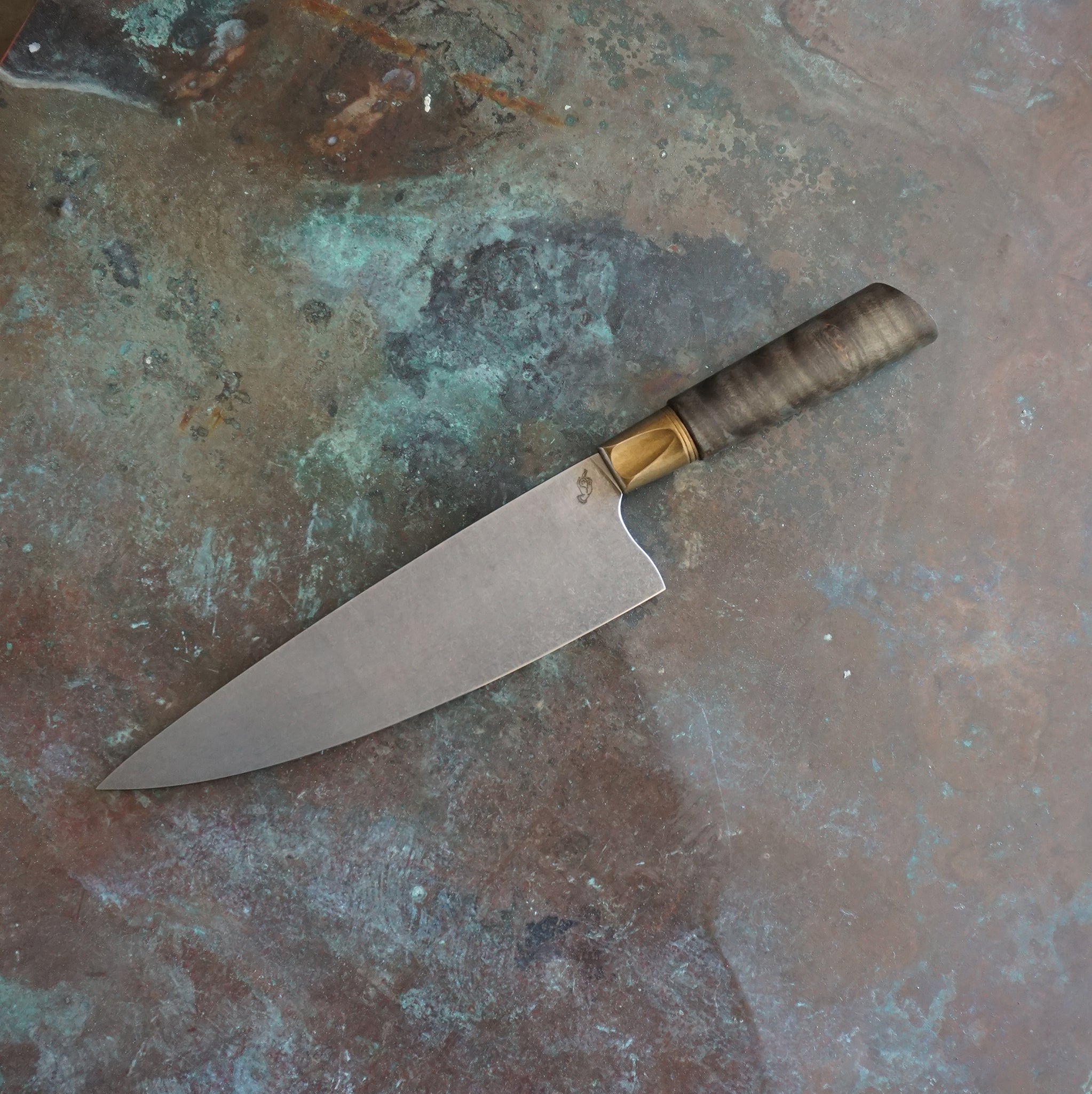 Black Maple Chef with Natural Bronze