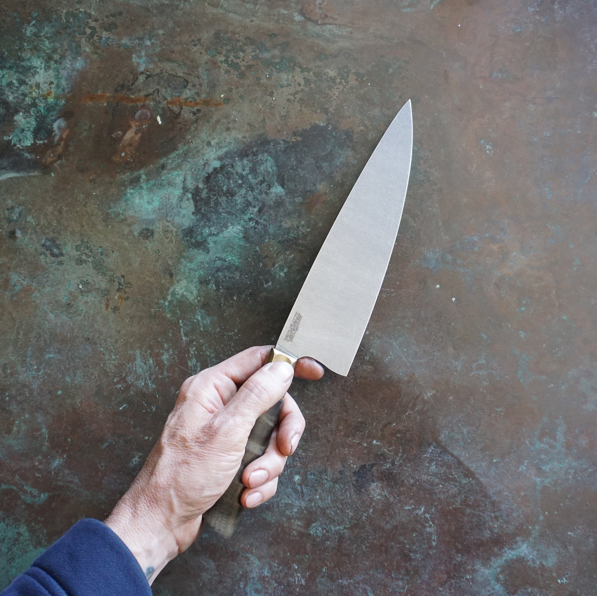 Black Maple Chef with Natural Bronze