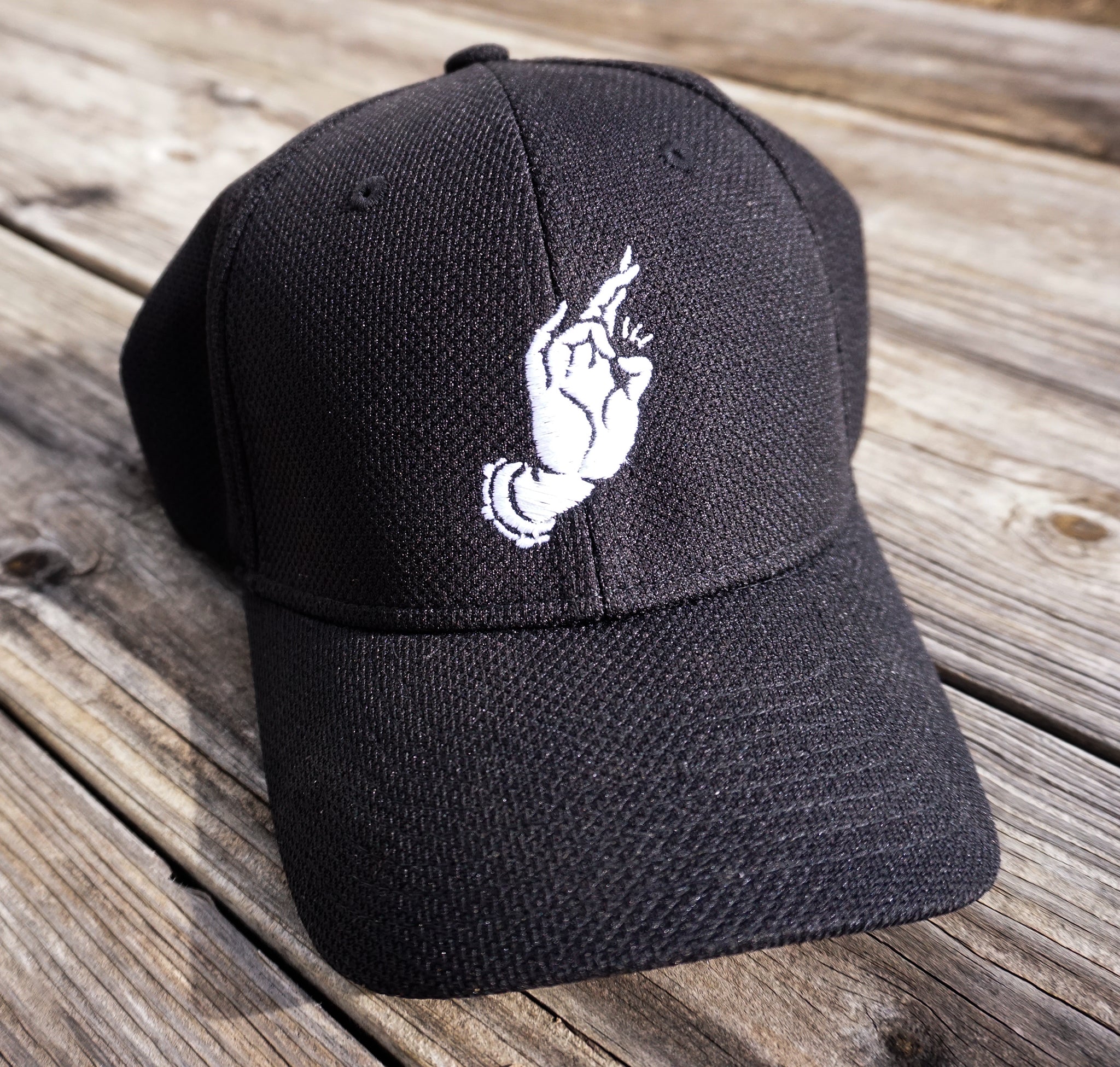 Embroidered Primeaux Mudra Fitted Golf hat