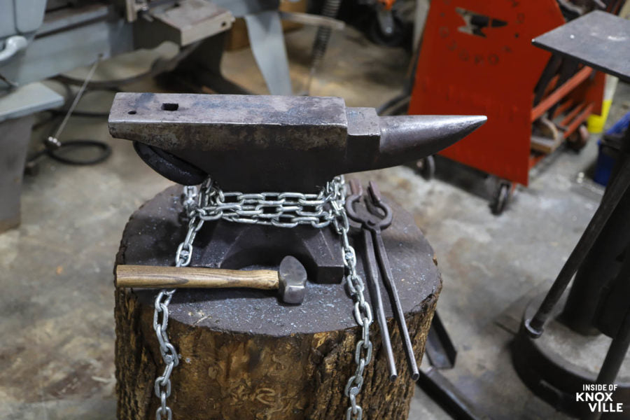 John Phillips blacksmith anvil knoxville tennessee