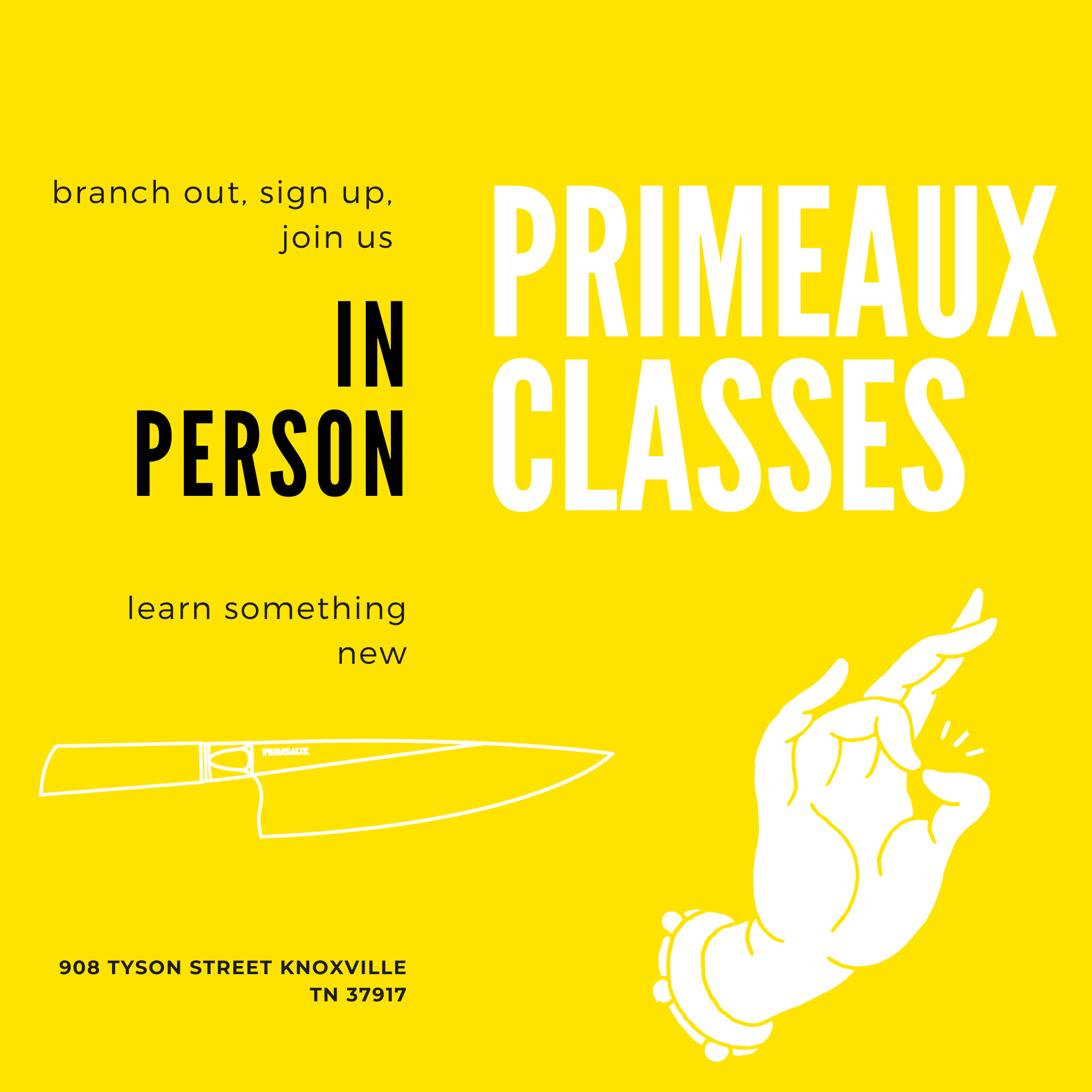 Introducing Knifemaking Classes at Primeaux!