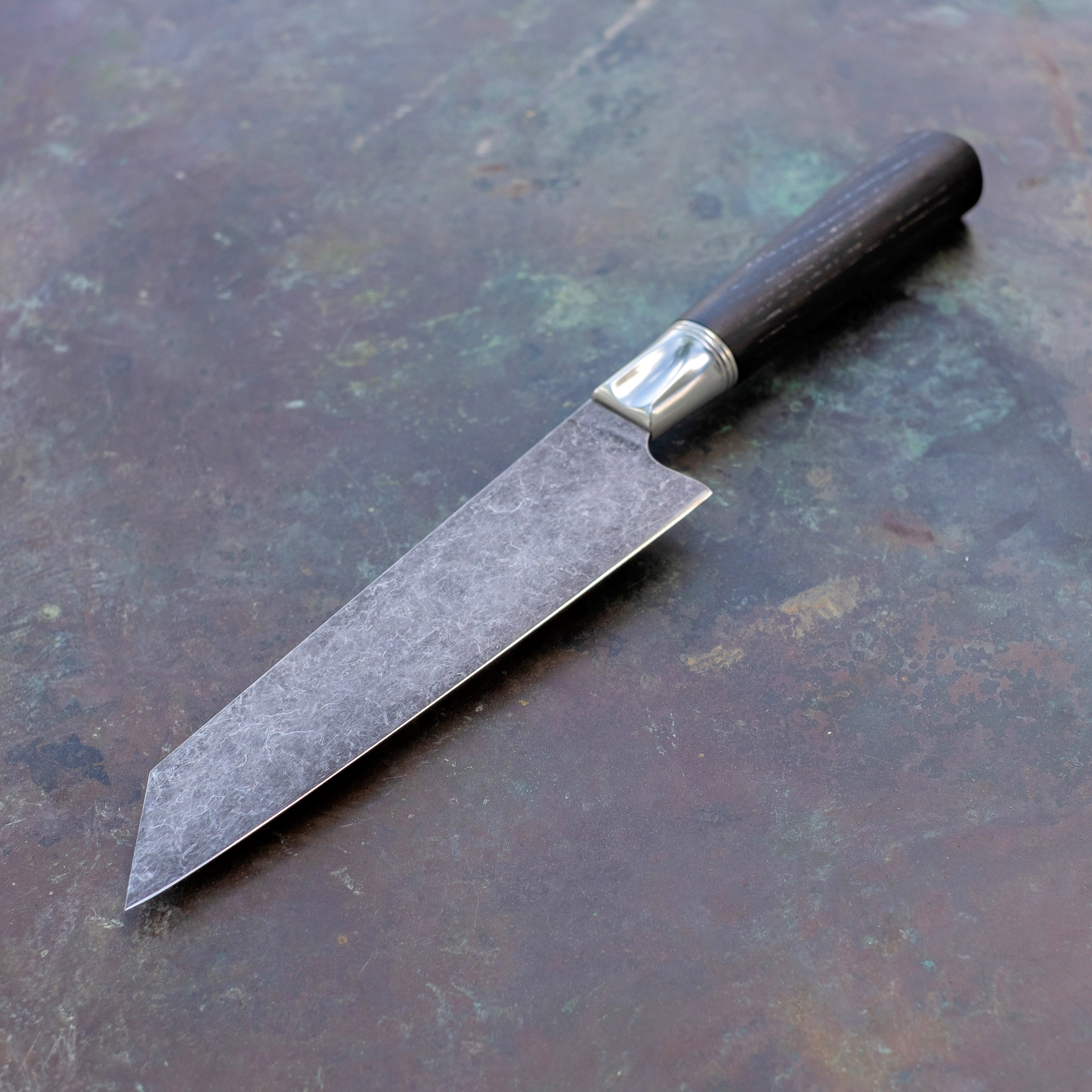 Bog Oak & Silver Kiritsuke