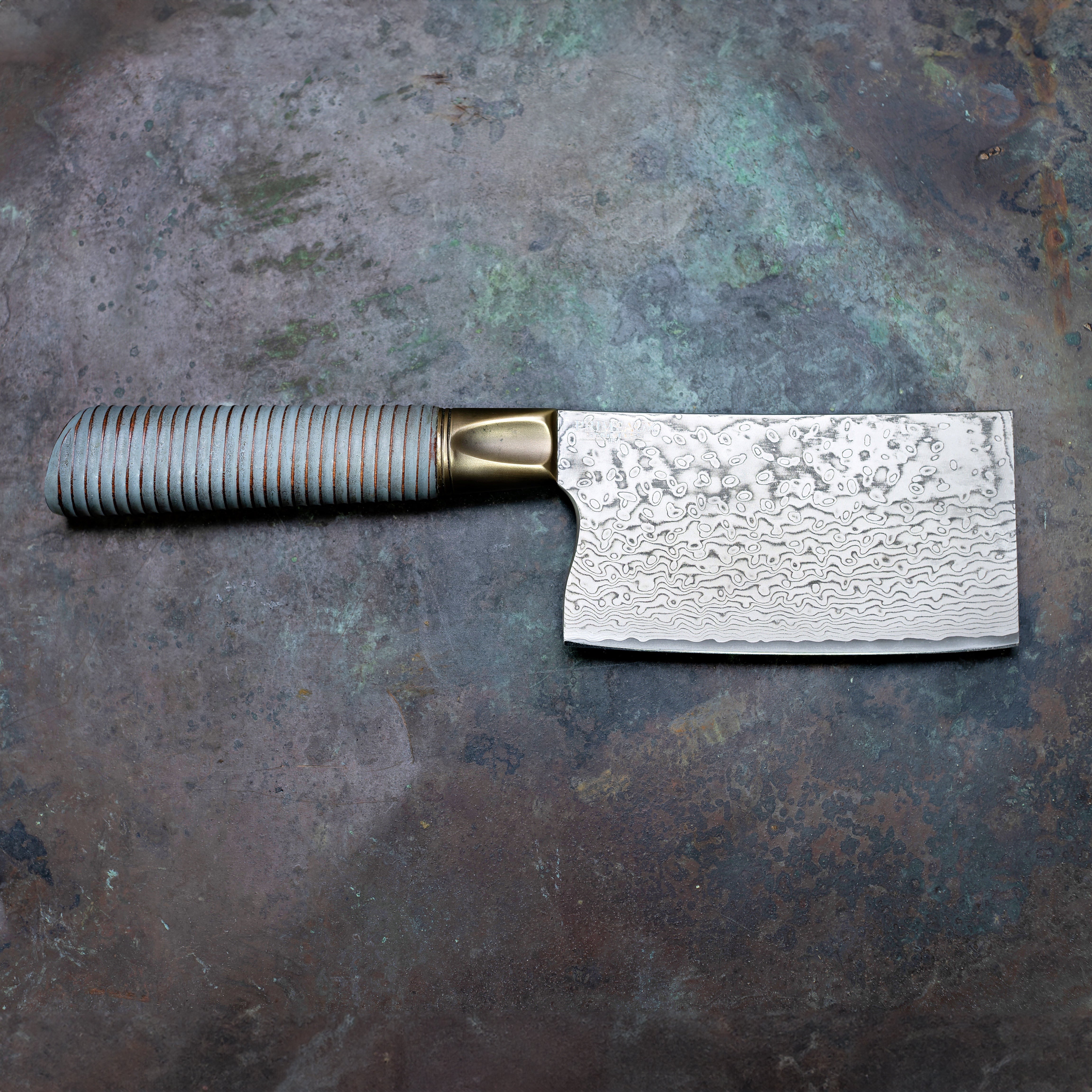 Farmhouse Ripple Mini-Cleaver in Damascus