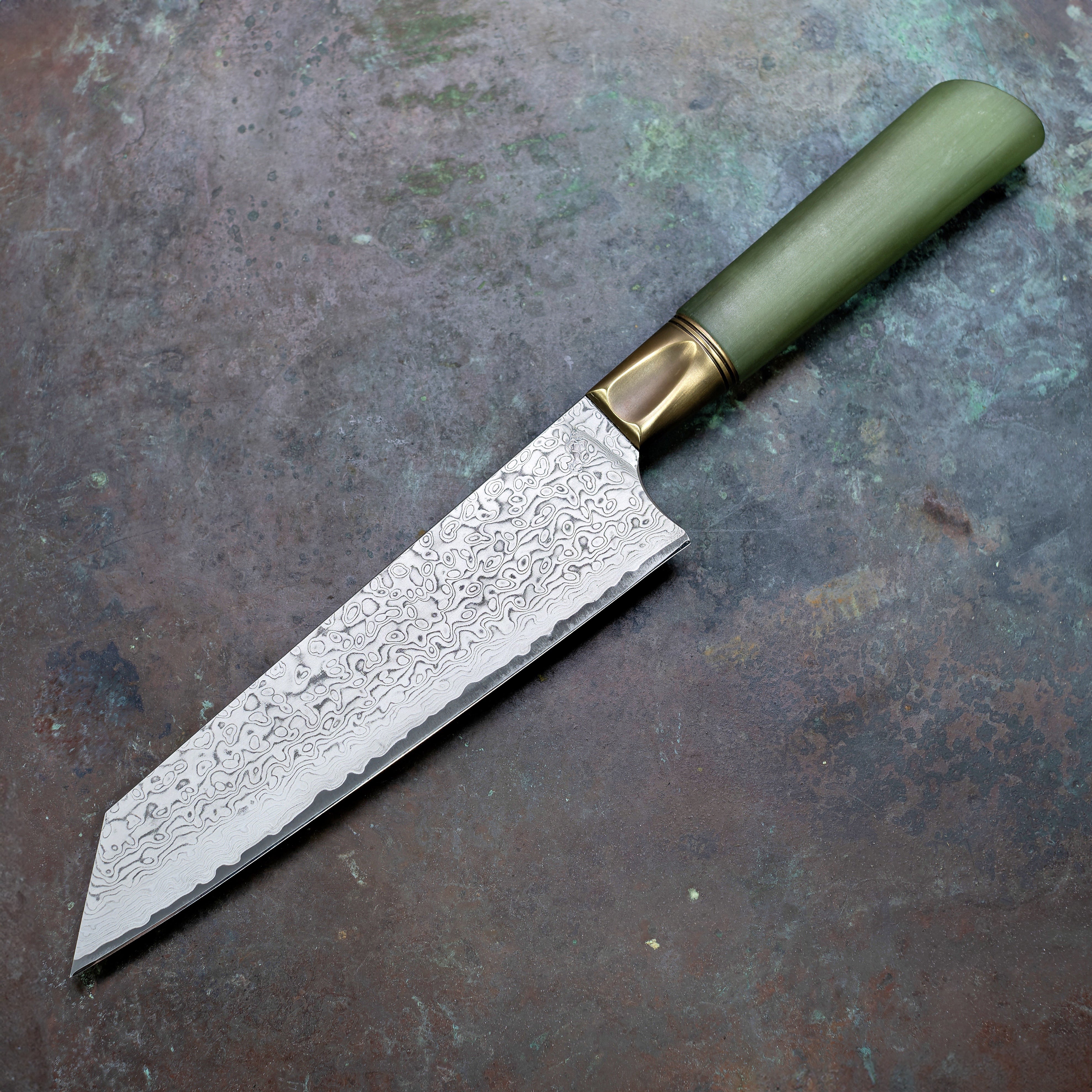 Jade Monolith K-Tip in Damascus