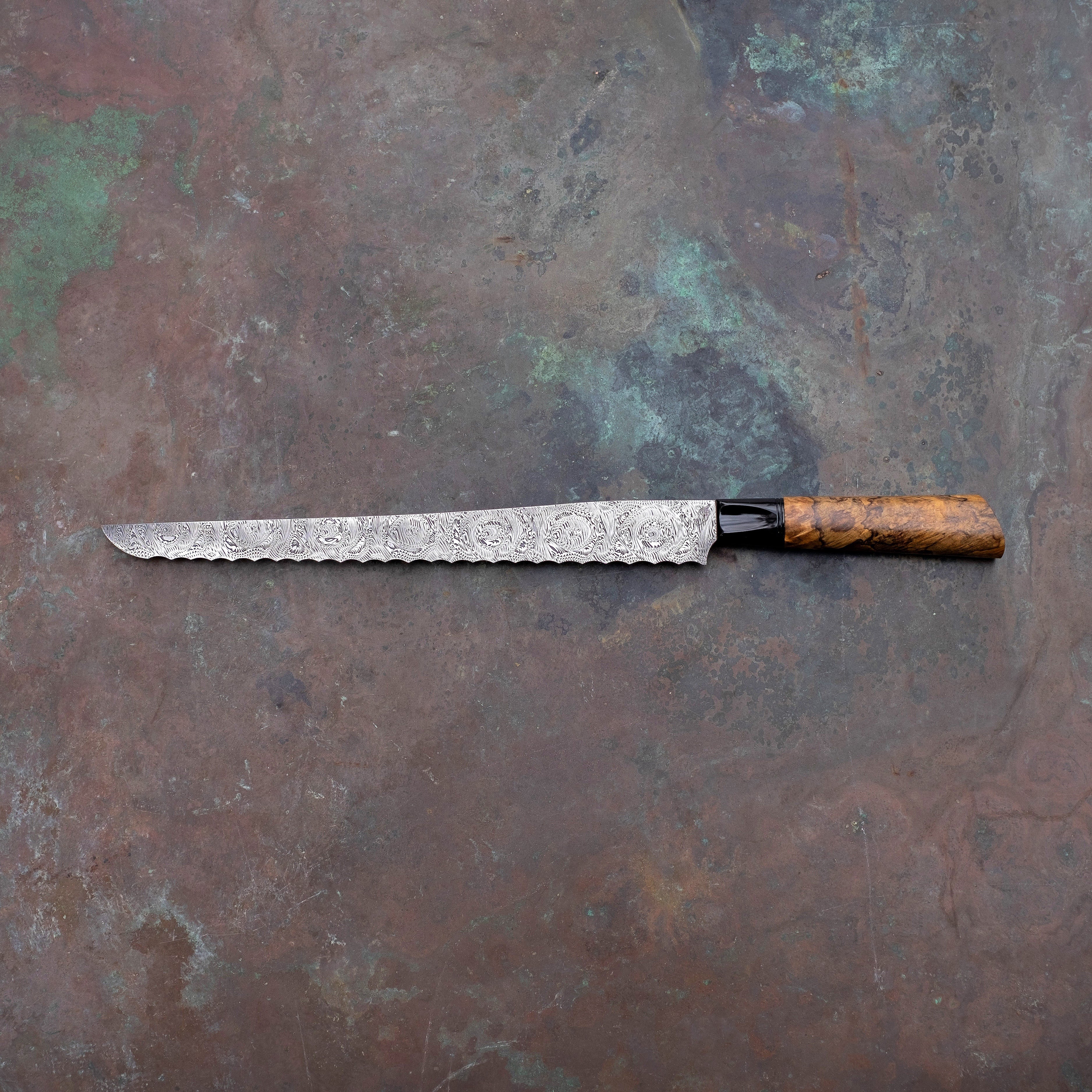 Bread & Brisket Knife in Grabak & Cheesewood