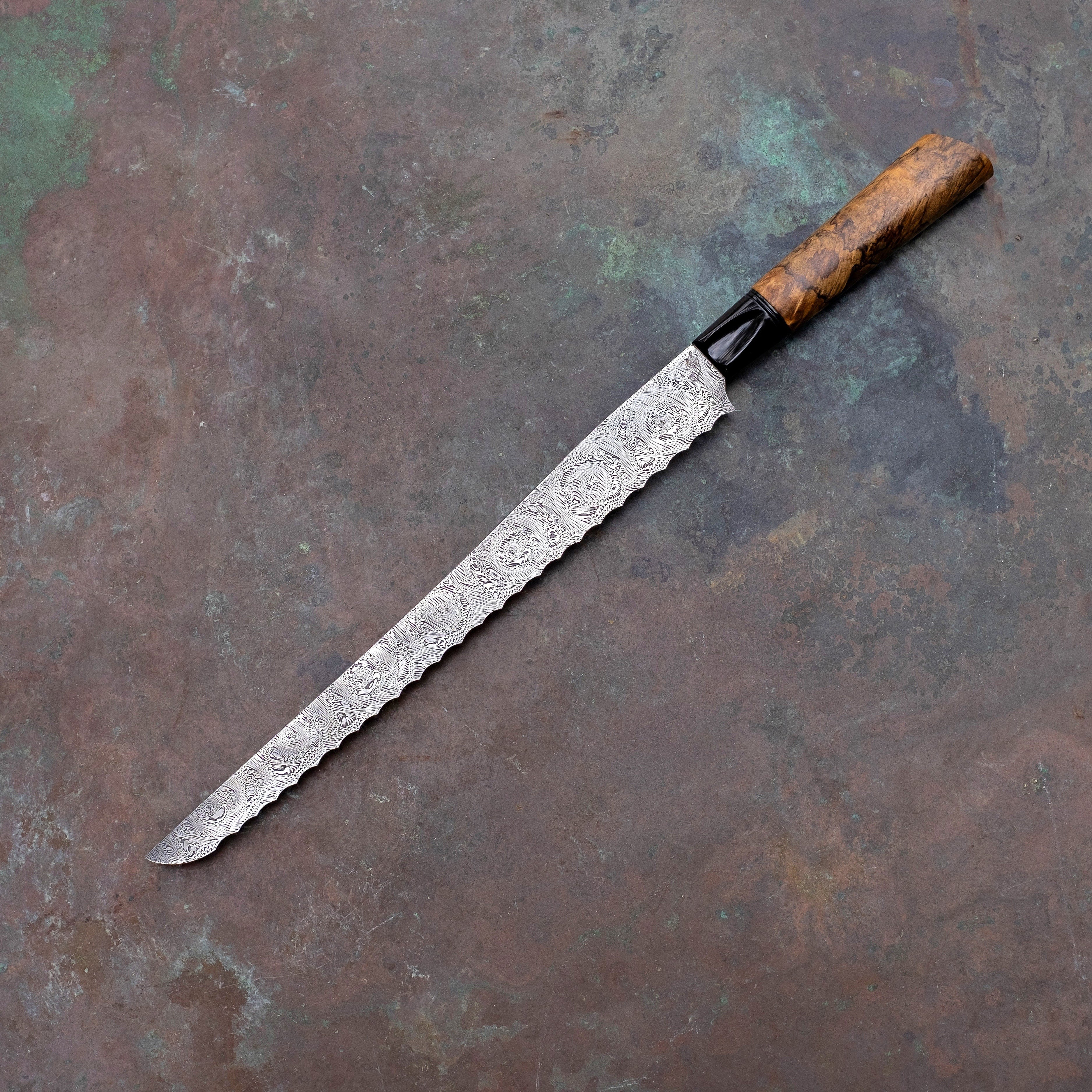 Bread & Brisket Knife in Grabak & Cheesewood