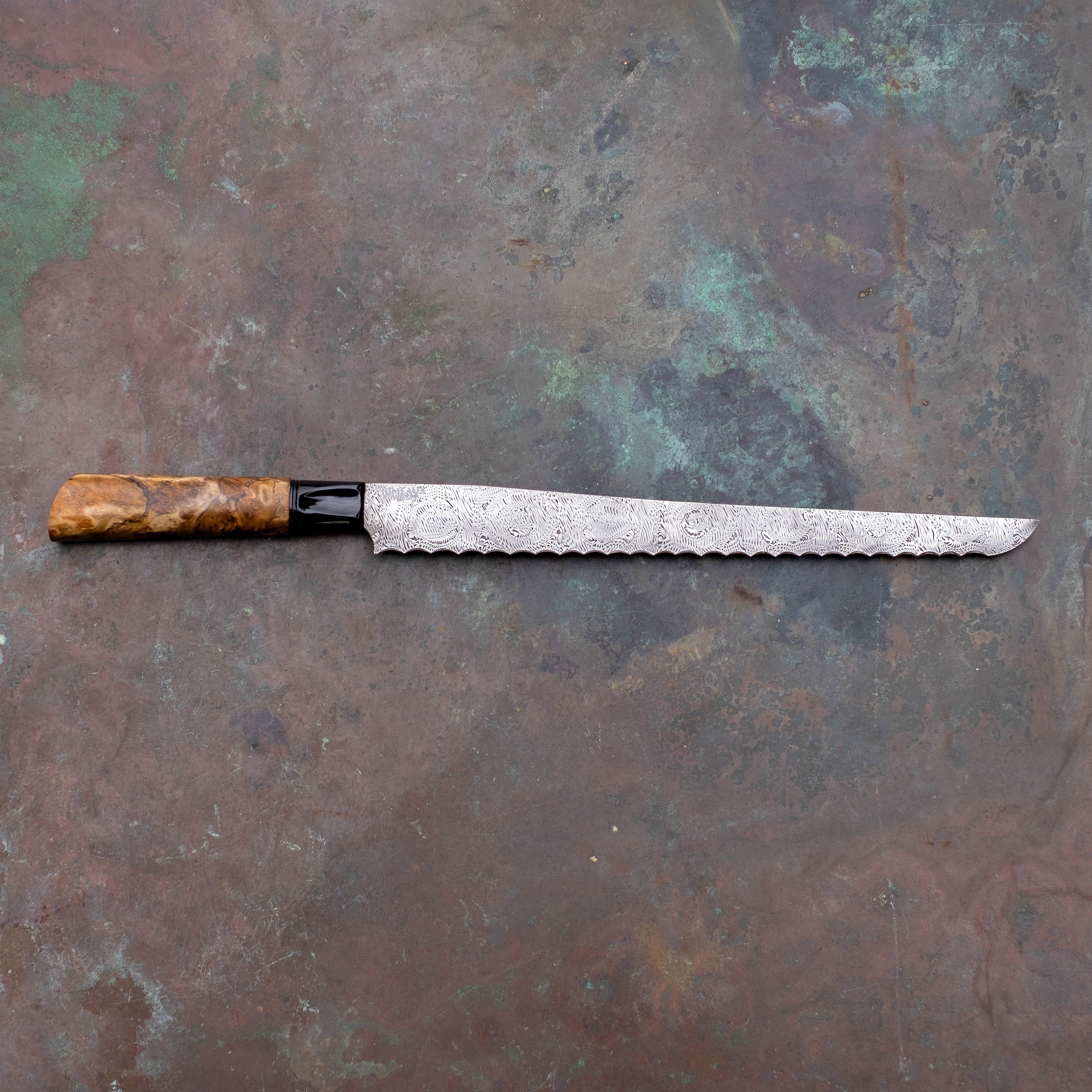 Bread & Brisket Knife in Grabak & Cheesewood